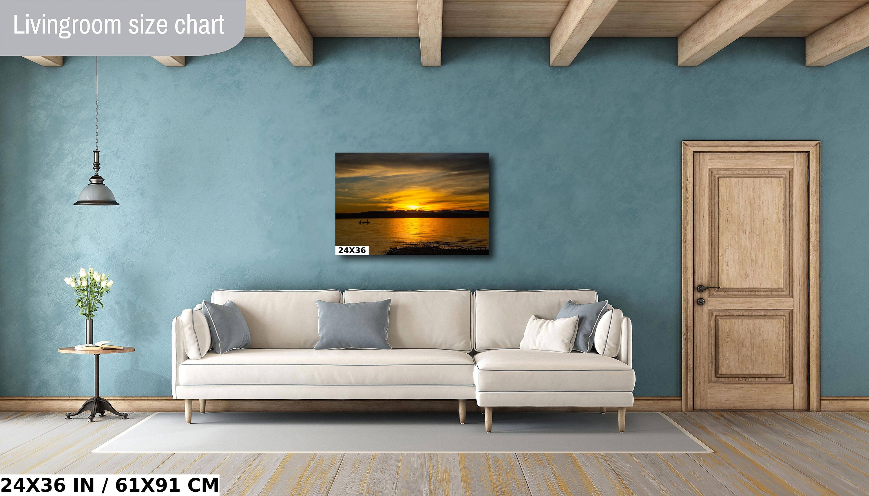 Mesmerizing Desert Dusk: Lake Havasu Landscape Photography Sunrise Fishing Wall Art