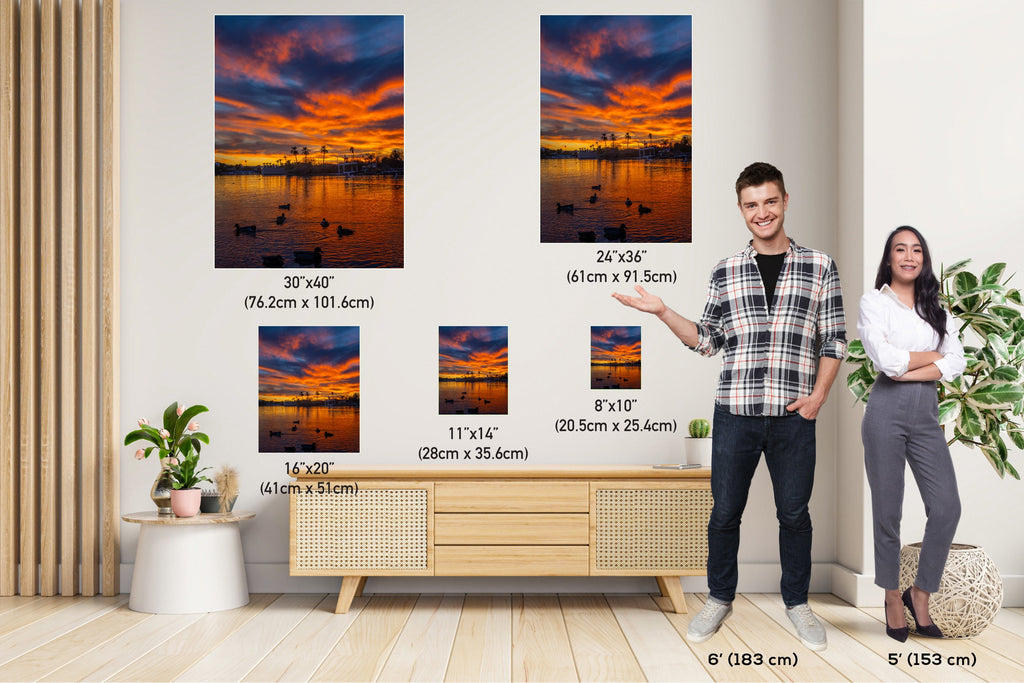 Lake Havasu Sunset: Arizona Photography Wall Art Home Decor