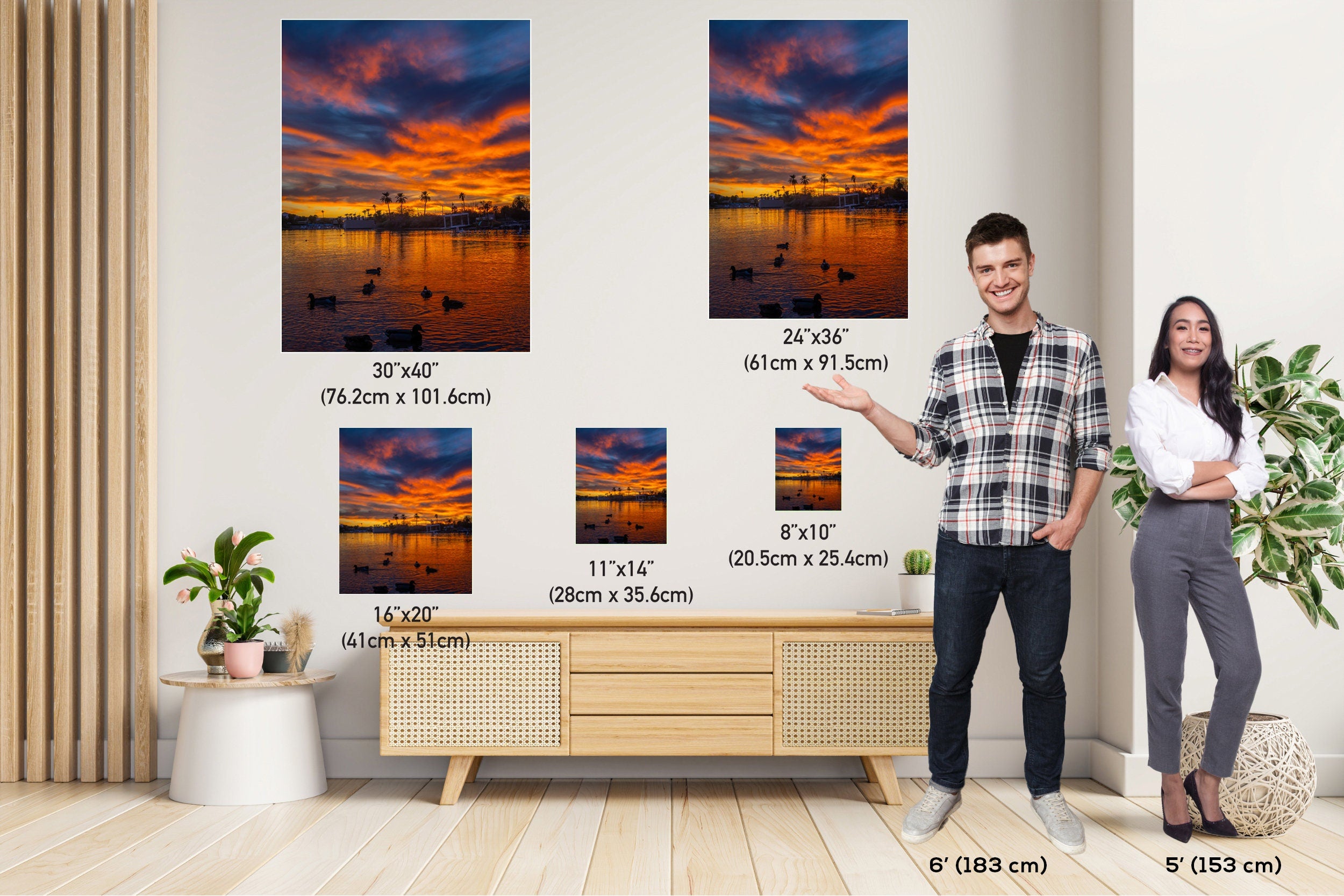 Lake Havasu Sunset: Arizona Photography Wall Art Home Decor