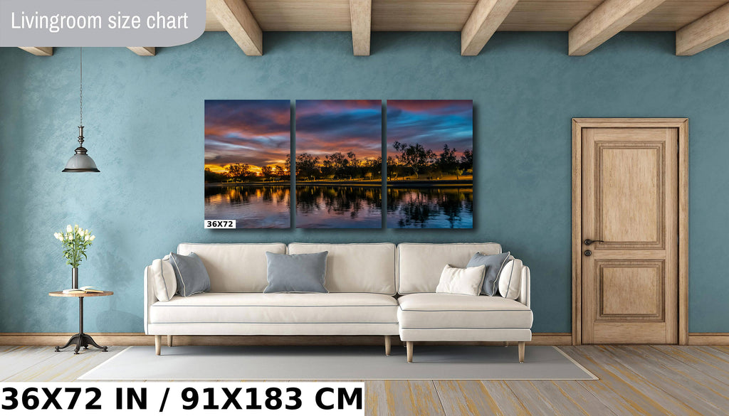 London Bridge Beach Sunset: Arizona Landscape Photography Wall Artetal Acrylic Print