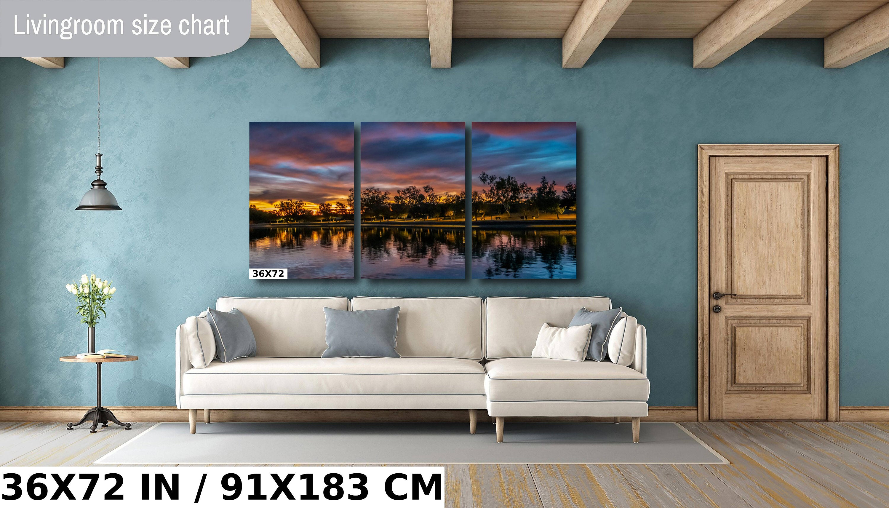 London Bridge Beach Sunset: Arizona Landscape Photography Wall Artetal Acrylic Print