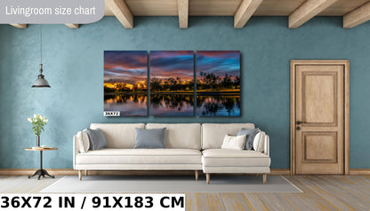 London Bridge Beach Sunset: Arizona Landscape Photography Wall Artetal Acrylic Print