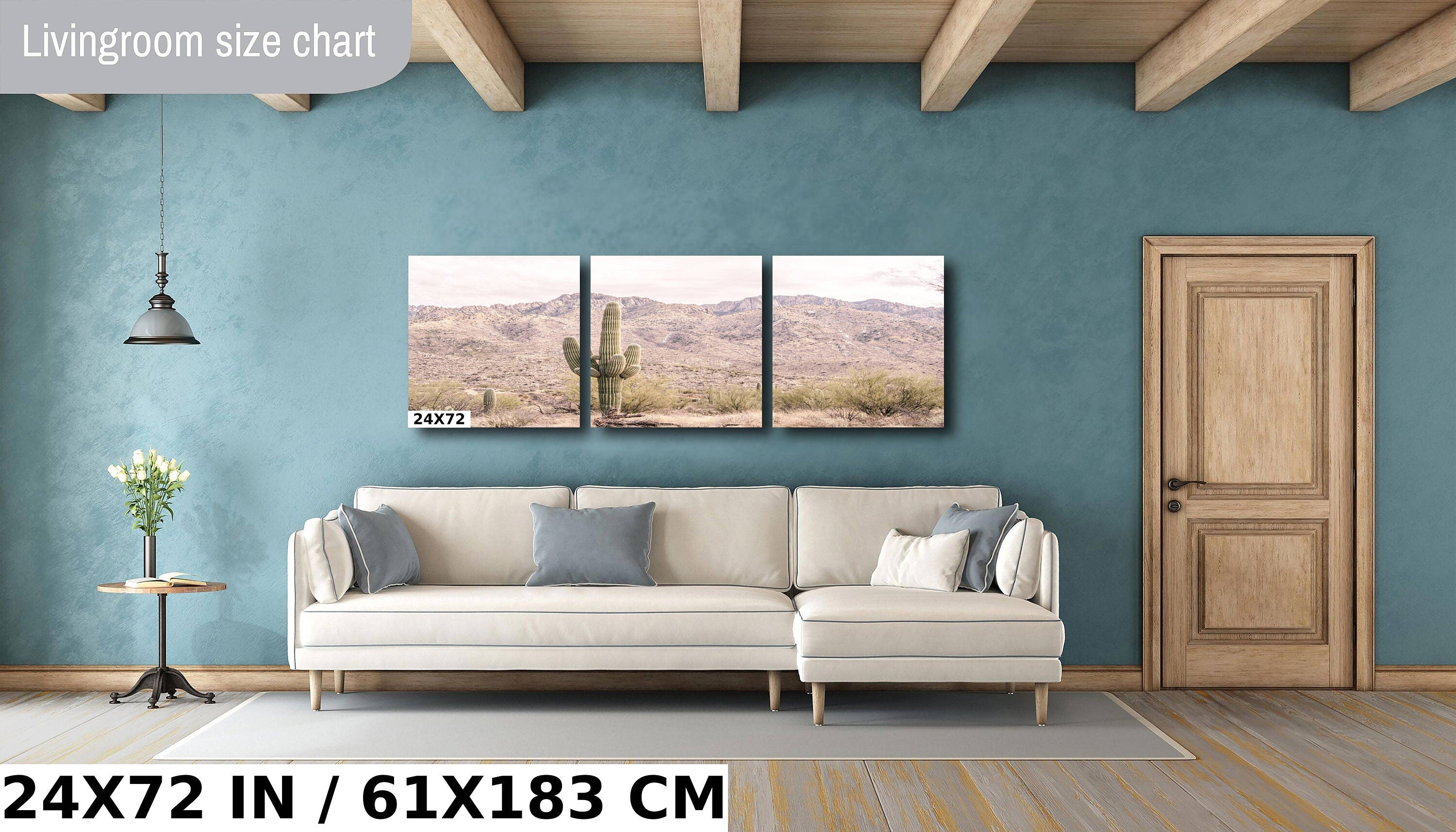 Saguaro Cactus Desert: Catalina Mountains Arizona Landscape