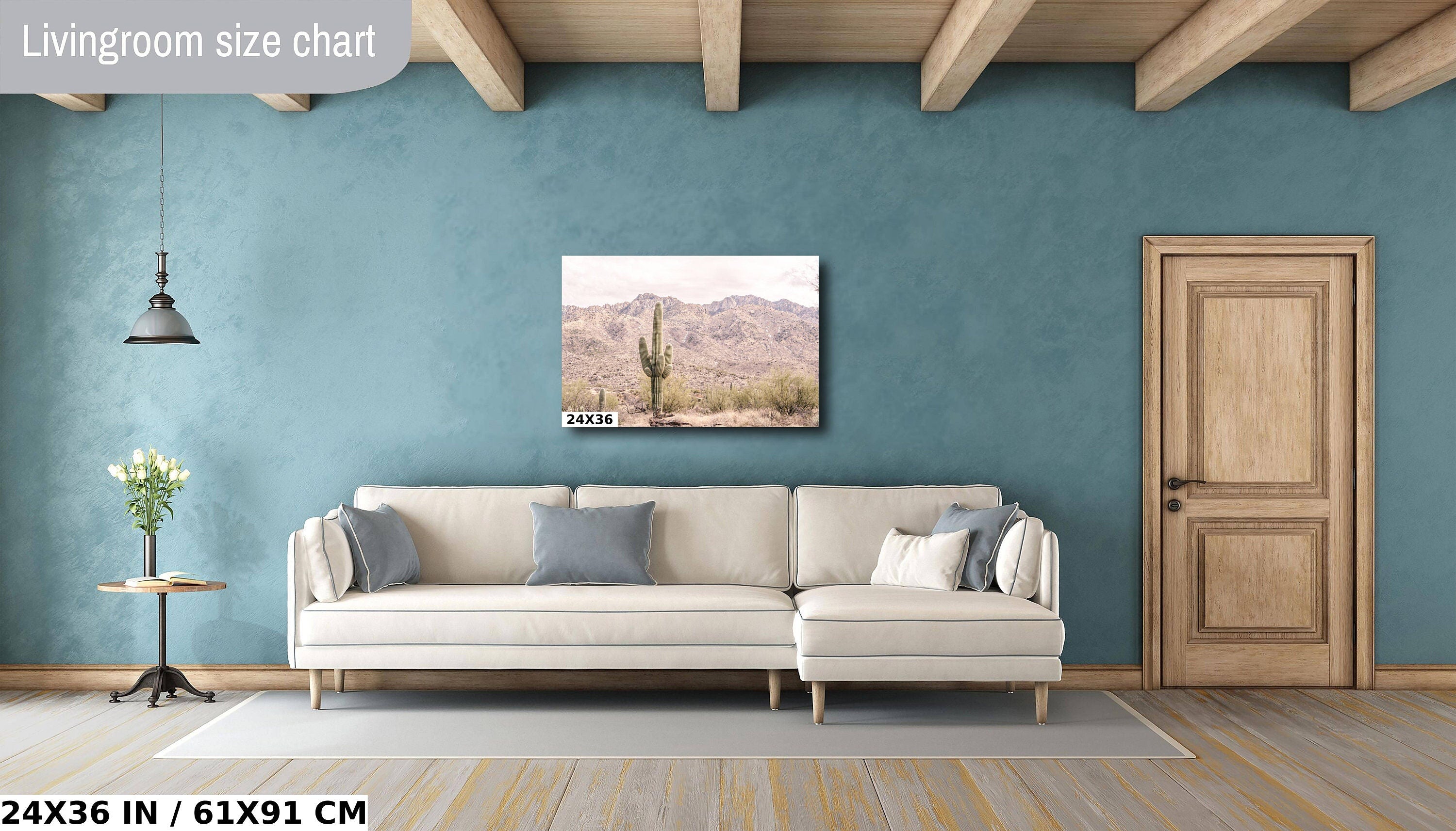Saguaro Cactus Desert: Catalina Mountains Arizona Landscape