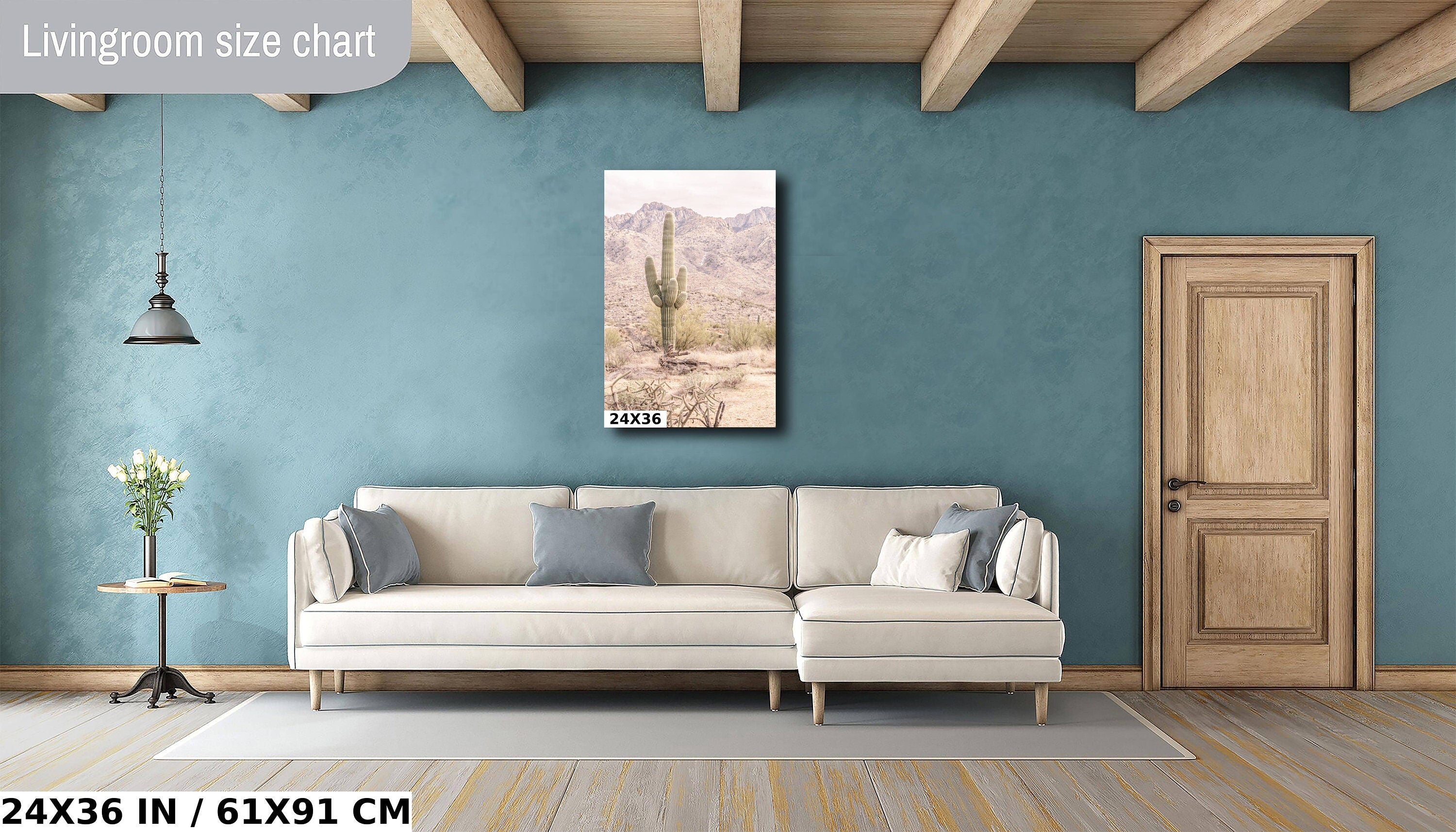 Saguaro Cactus: Catalina Mountains Arizona Southwestern Wall Art
