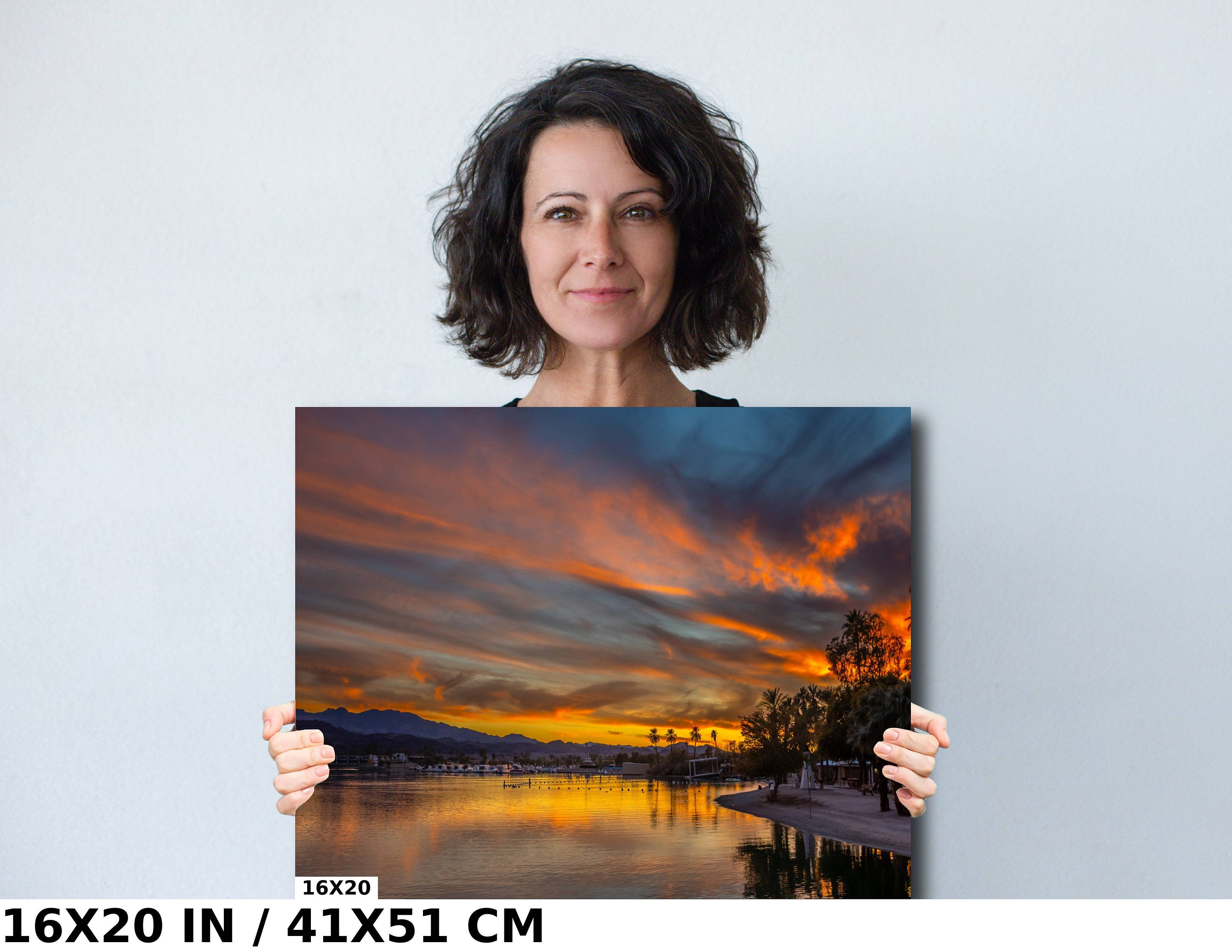 Golden Sunset Symphony: Lake Havasu Photography Wall Art
