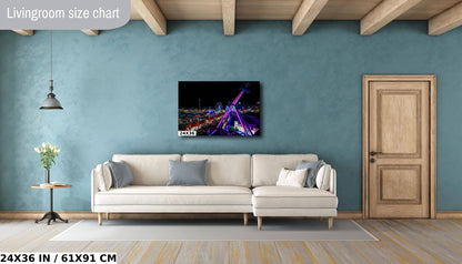 Arizona State Fair at Night Phoenix Photography Wall Art