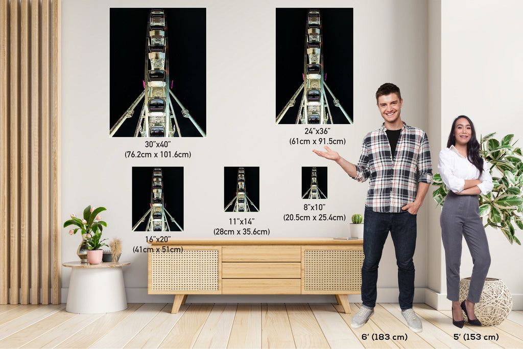 Ferris Wheel: Arizona State Fair Photography Wall Art