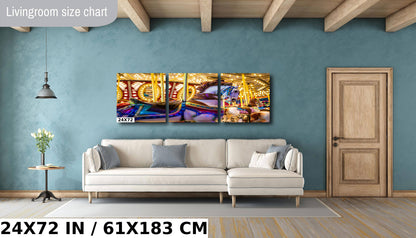 Carousel Whirls Delights: Arizona State Fair Amusement Rides Photography Wall Art