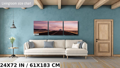 Airstream RV Desert Landscape Photography: Petrified Forest Wall Art