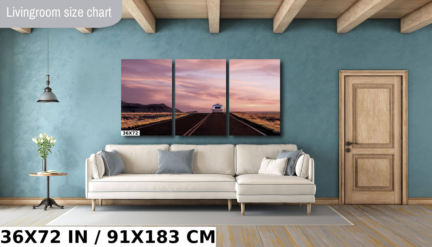 Airstream RV Desert Landscape Photography: Petrified Forest Wall Art