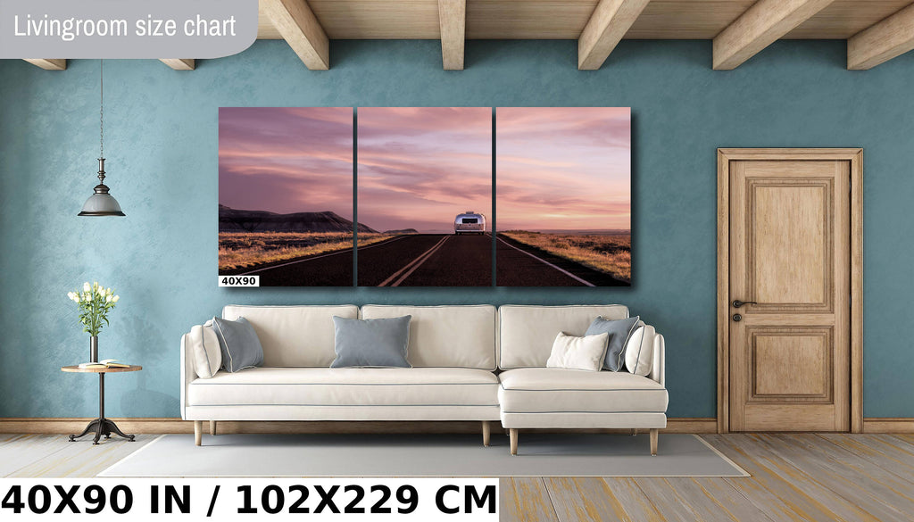Airstream RV Desert Landscape Photography: Petrified Forest Wall Art