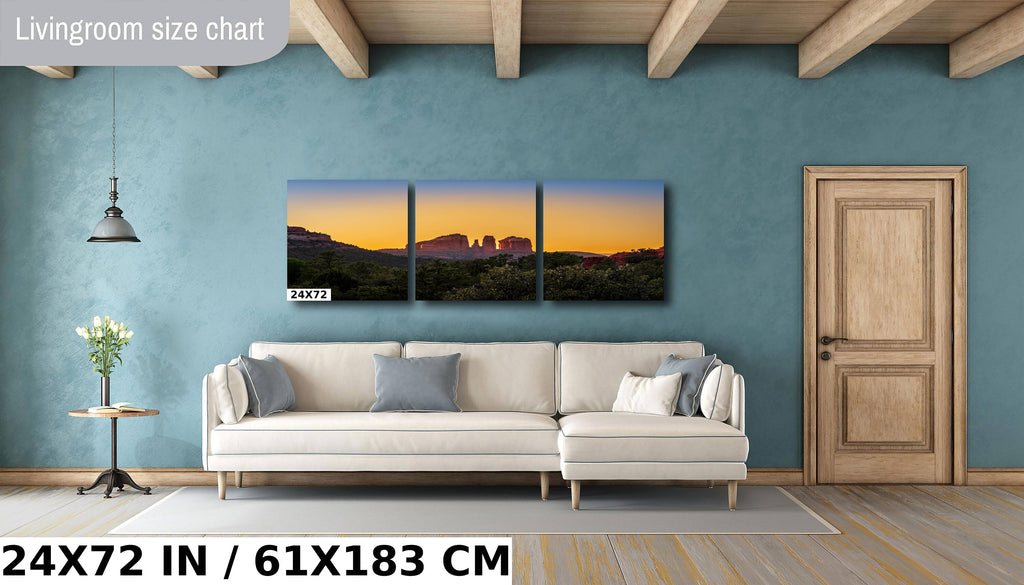 Cosmic Symmetry: Cathedral Rock Sedona Wall Art Arizona Landscape Photography