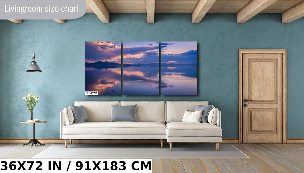 Liquid Heaven: Great Salt Lake Print Utah Landscape Sunset Wall Art