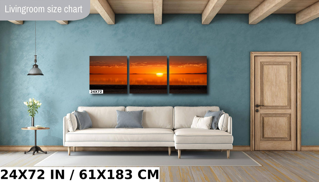 Sunset Over the Great Salt Lake: Dusk at Antelope Island State Park Photography Utah Wall Art
