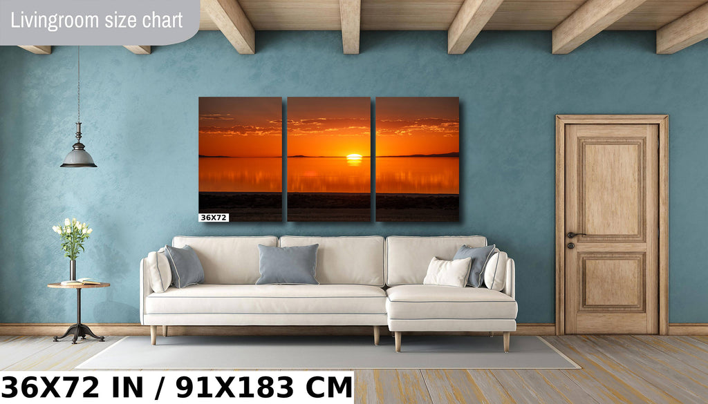 Sunset Over the Great Salt Lake: Dusk at Antelope Island State Park Photography Utah Wall Art