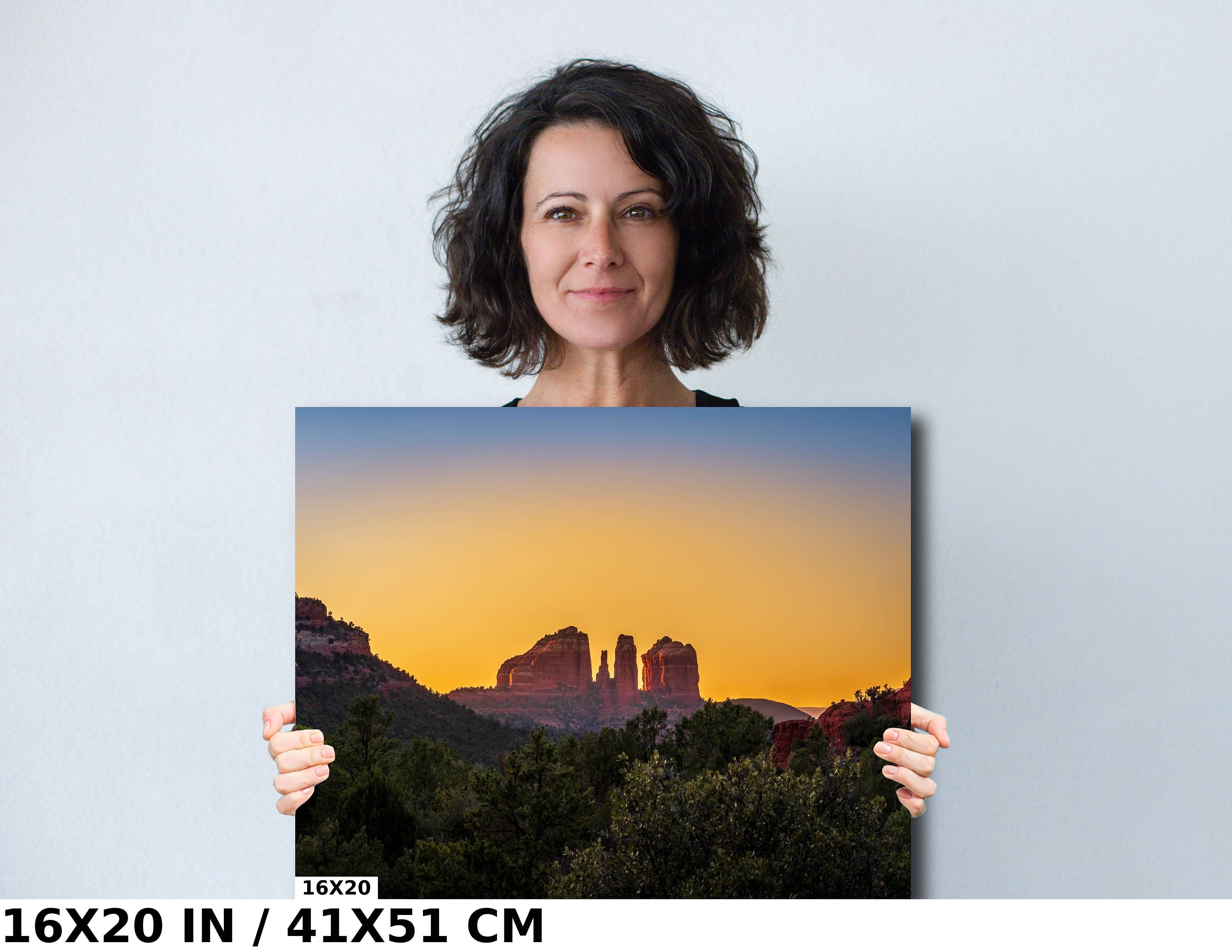 Cosmic Symmetry: Cathedral Rock Sedona Wall Art Arizona Landscape Photography