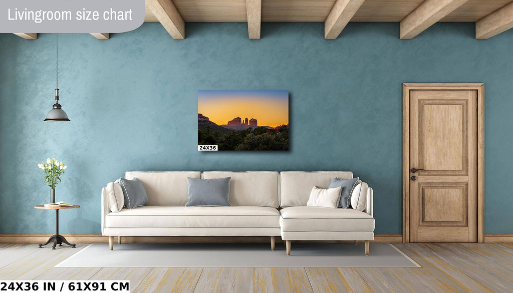 Cosmic Symmetry: Cathedral Rock Sedona Wall Art Arizona Landscape Photography
