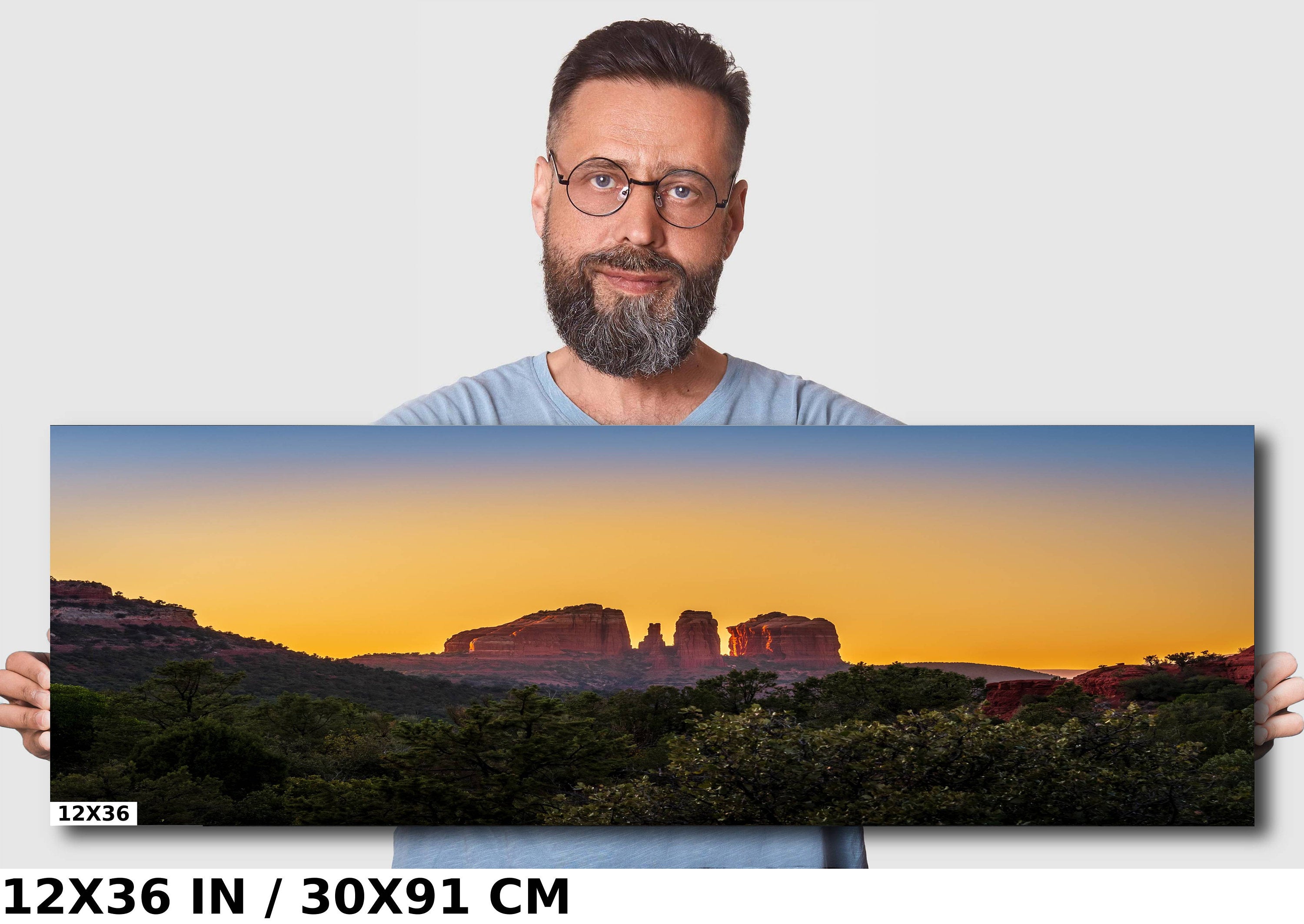 Cosmic Symmetry: Cathedral Rock Sedona Wall Art Arizona Landscape Photography