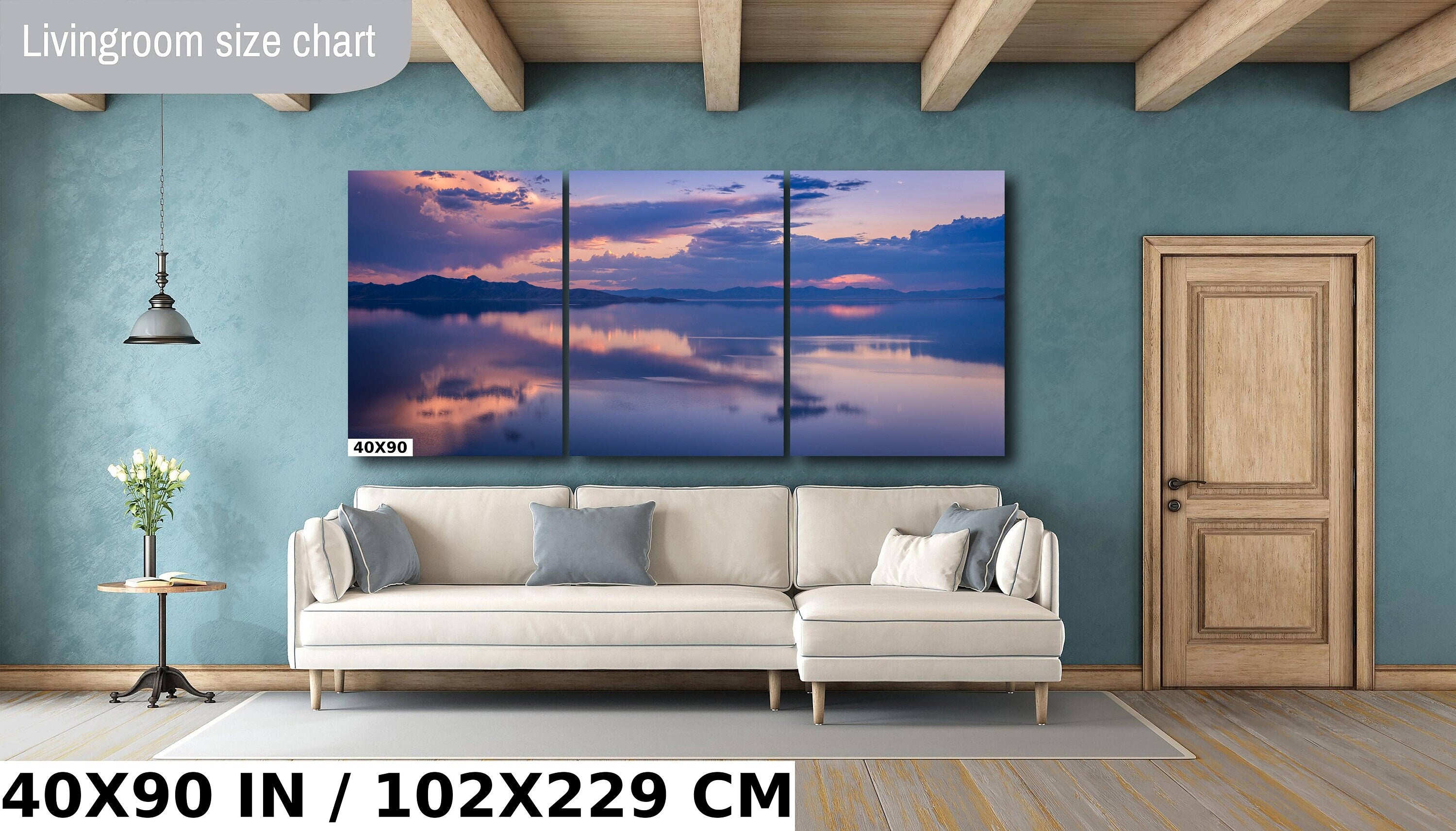 Liquid Heaven: Great Salt Lake Print Utah Landscape Sunset Wall Art
