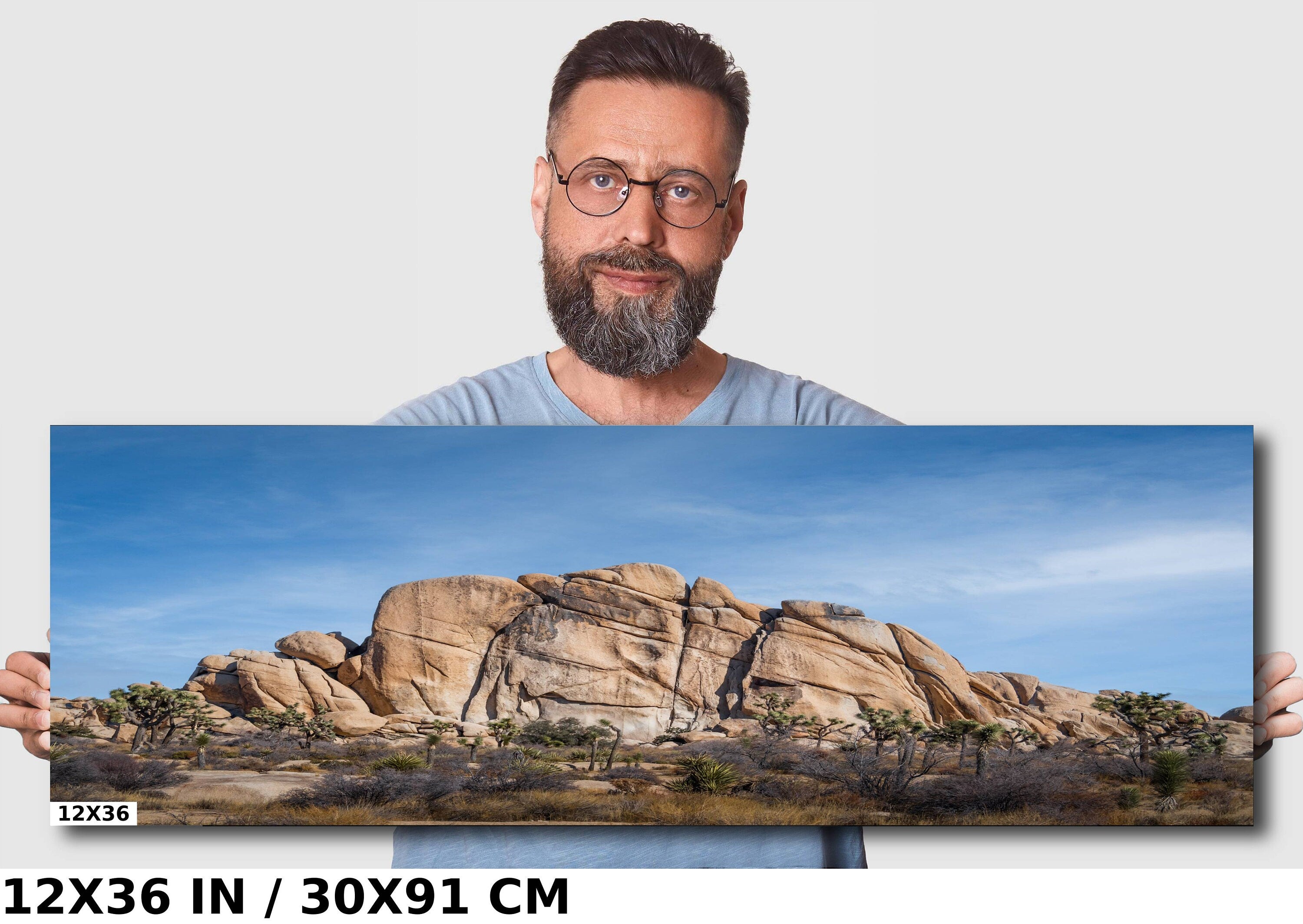 Joshua Tree Rock Formation Print: California Landscape Wall Art
