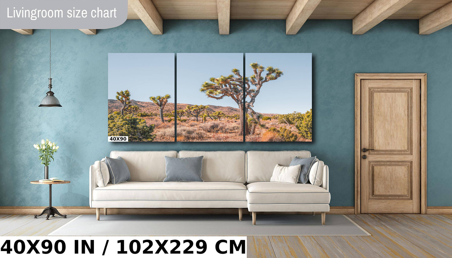 Joshua Tree Wall Art – California Desert Landscape Canvas Print | Ready to Hang