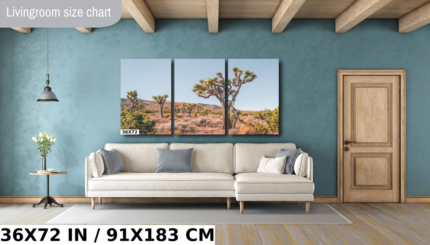 Joshua Tree Wall Art – California Desert Landscape Canvas Print | Ready to Hang