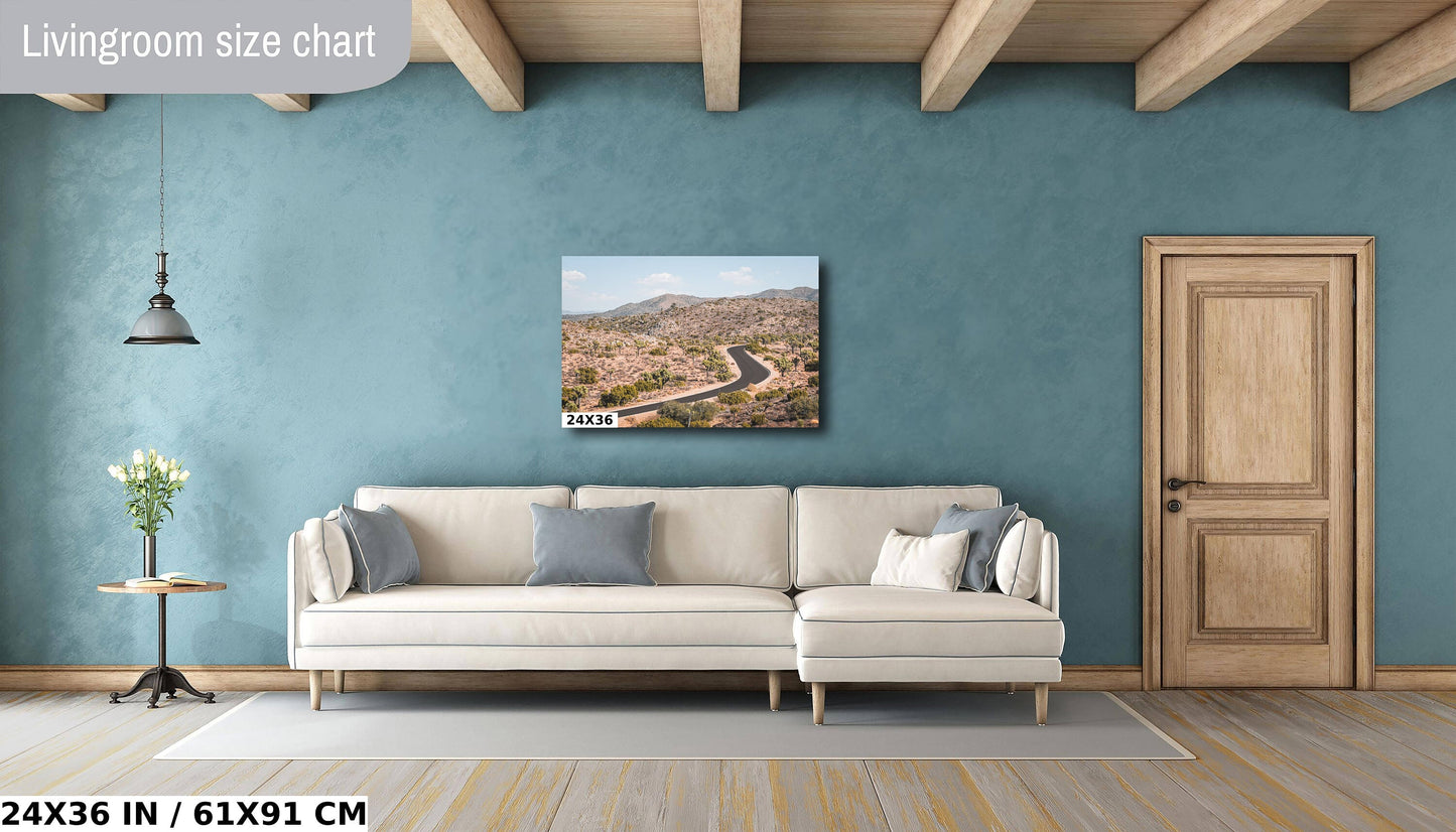 Joshua Tree Wall Art - California Desert Landscape Canvas Print | Ready To Hang