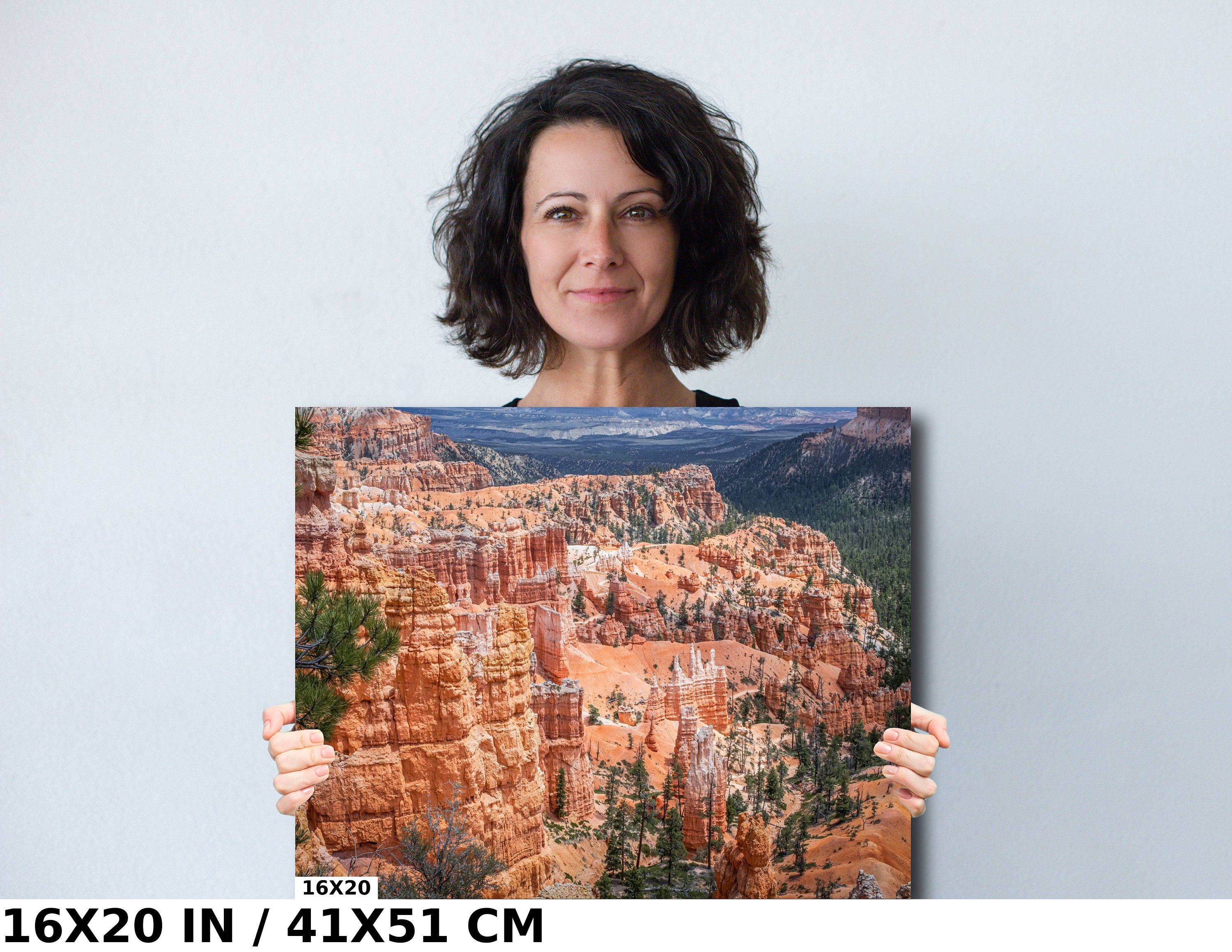 Layers of Light: Bryce Canyon National Park Utah Wall Art Metal Canvas Print Amphitheater Landscape Photography