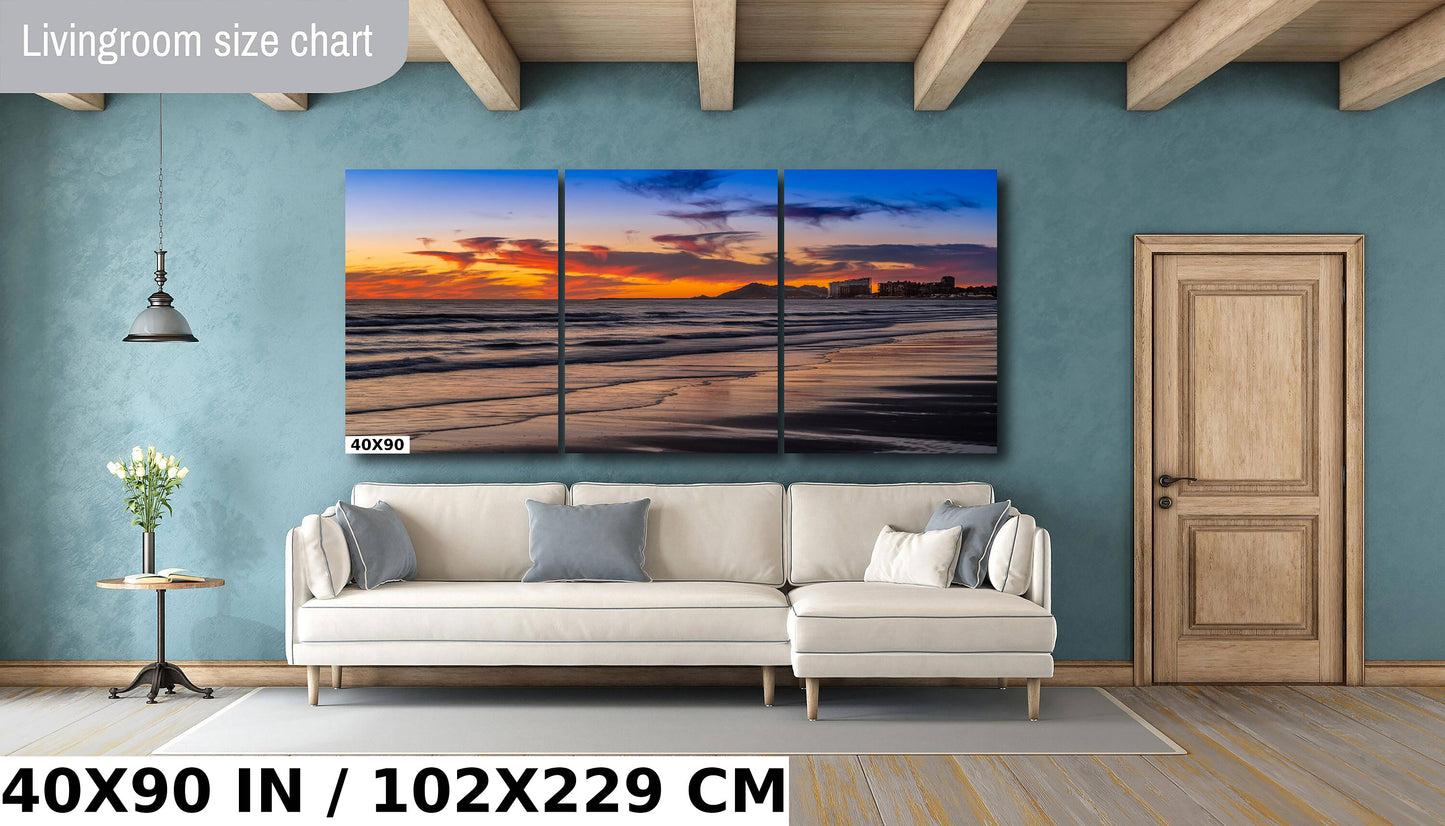 Puerto Peñasco Wall Art – Rocky Point Seascape Beach Sunset Print on Canvas