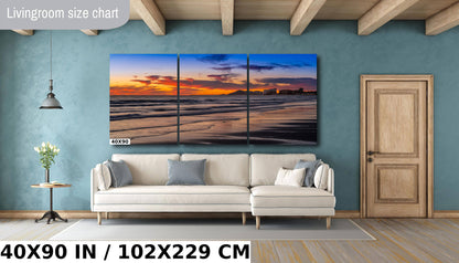 Puerto Peñasco Wall Art – Rocky Point Seascape Beach Sunset Print on Canvas