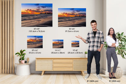 Puerto Peñasco Wall Art – Rocky Point Seascape Beach Sunset Print on Canvas