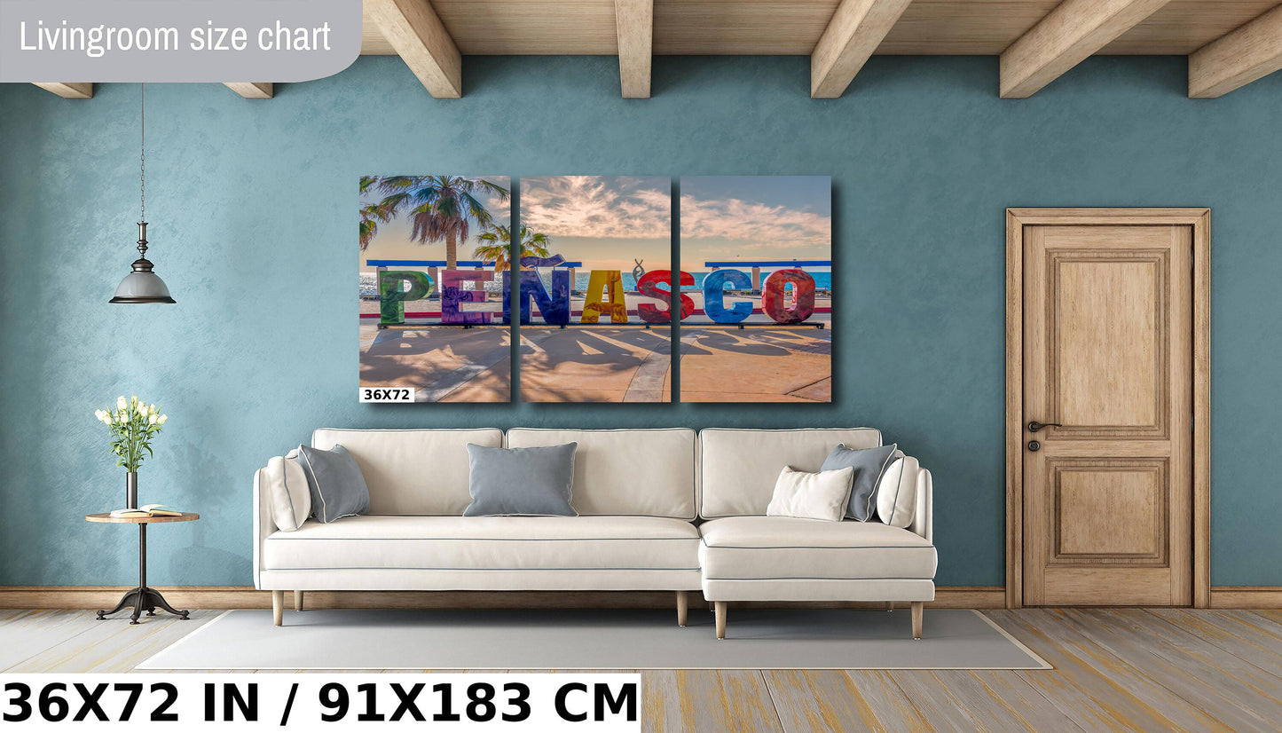 Puerto Peñasco Wall Art – Mexico Beach Decor Coastal Wall Prints | Rocky Point Seascape