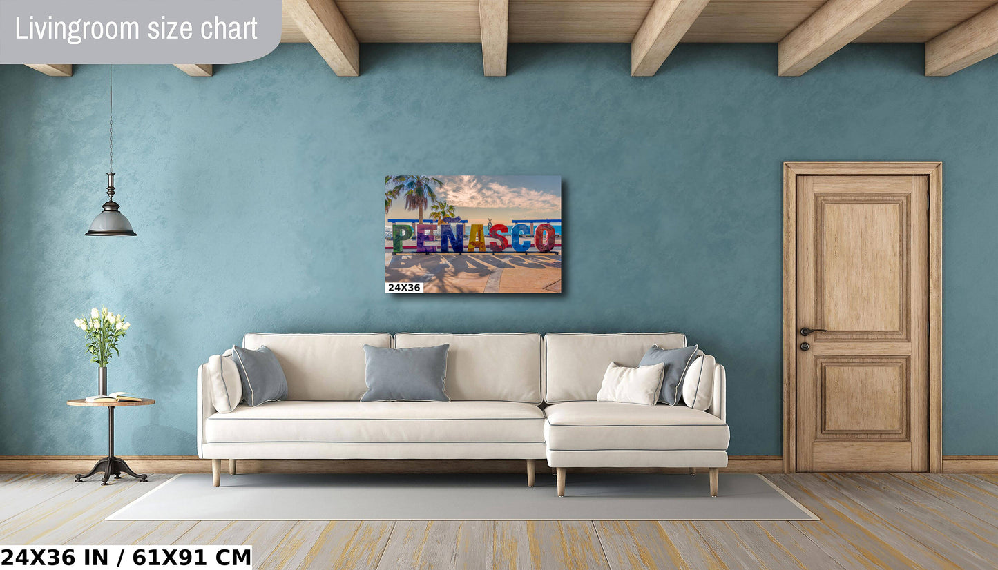Puerto Peñasco Wall Art – Mexico Beach Decor Coastal Wall Prints | Rocky Point Seascape