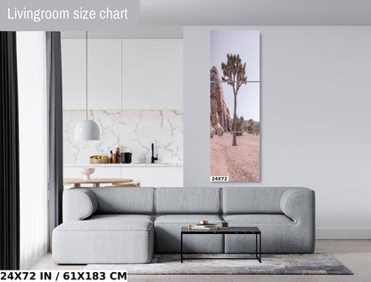 Joshua Tree Wall Art – Desert Landscape Print | California Desert Art Decor
