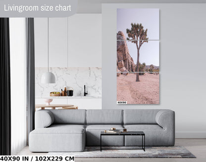 Joshua Tree Wall Art – Desert Landscape Print | California Desert Art Decor