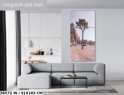 Joshua Tree Wall Art – Desert Landscape Print | California Desert Art Decor