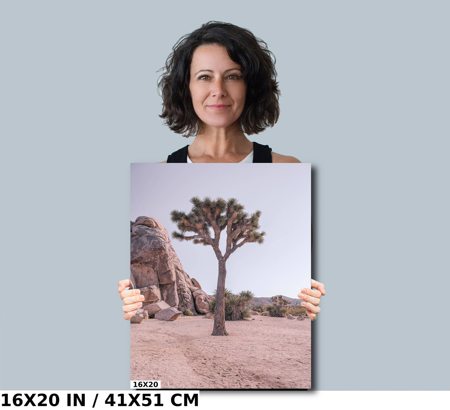 Joshua Tree Wall Art – Desert Landscape Print | California Desert Art Decor