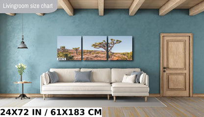 Joshua Tree Wall Art – California Desert Landscape Canvas Print | Ready to Hang
