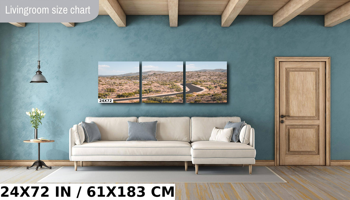 Joshua Tree Wall Art - California Desert Landscape Canvas Print | Ready To Hang