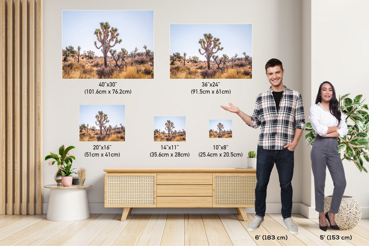 Joshua Tree Wall Art – California Desert Landscape Print | Premium Photo Paper