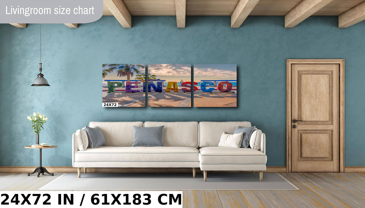 Puerto Peñasco Wall Art – Mexico Beach Decor Coastal Wall Prints | Rocky Point Seascape
