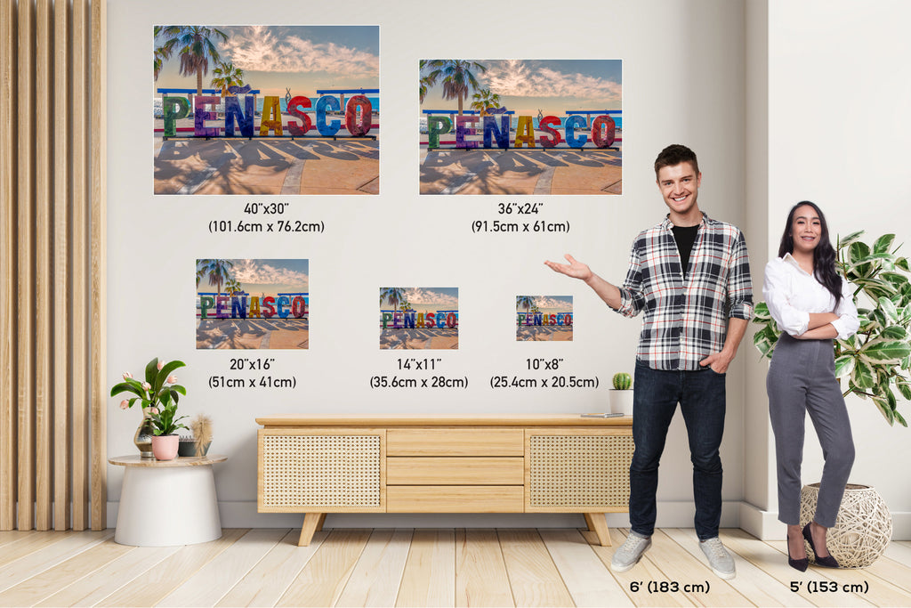 Puerto Peñasco Wall Art – Mexico Beach Decor Coastal Wall Prints | Rocky Point Seascape